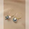 Pendientes Clásicos de Perla D Dijia para Mujer con Tamaños Frontal y Trasero, Perlas Dobles, Pendientes de Moda de Doble Uso, Pendientes Cd de Alta Gama