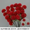 Flores Artificiales Serie Roja para Bodas, Arreglos Florales para Escenario de Boda, Decoración de Escena, Flores Falsas Rojas Brillantes y Rojas Oscuras