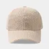 Gorra de Béisbol de Color Sólido Simple Nueva para Otoño e Invierno Gorra de Béisbol Tejida Casual para Exteriores Versión Coreana Sombrero Grueso Cálido para Pareja