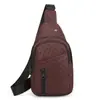 Nova Bolsa de Peito Masculina Transfronteiriça 2026 com Textura de Alta Qualidade, Grande Capacidade, Resistente ao Desgaste, Bolsa Transversal para Viagens Curtas, Esportes e Ciclismo