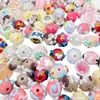 Macarrón acrílico agujero recto cuentas pesadas cuentas pintadas a mano material diy cuentas sueltas hechas a mano accesorios colgantes para cadena de teléfono móvil