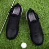Novos Sapatos Casuais Masculinos e Femininos para Exterior, Sapatos de Golfe de Tamanho Grande, Sapatos Esportivos para Exterior, Sapatos de Treinamento de Golfe com Fivela