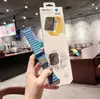 Adecuado para Correa iWatch Silicona Nueva Correa con Hebilla Lightning Apple Watch 7 Se 8 Correa de Apple Watch de Moda