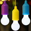 Luz LED Portátil de Exterior Colorida con Cordón de Tirar Estilo Retro para Tienda de Campaña Iluminación Bombilla de Luz Nocturna con Cordón de Tirar Blanca