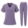 Trajes de Cirugía Bordados Personalizados con Nombres de Departamento, Uniformes de Trabajo Comunitario, Uniformes de Médico de Clínica, Trajes de Cirugía con Diseño en Volumen, Uniformes de Enfermera