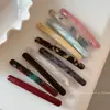Grampo de Cabelo Fino de Acetato Presilha Lateral Simples Versátil Suave Grampo para Rabo de Cavalo Presilha de Mola Acessório de Cabelo Novo Estilo