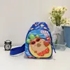Nova Bolsa Infantil Desenho Animado Fofa Bolsa de Ombro Transversal Bolsa de Peito para Jardim de Infância Bebê Menina Pequena Princesa Carteira de Moedas