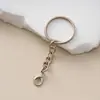 Chaveiro Pintado com Corrente + 14 Fechos Lagosta Charms Fechos Acessórios Chaveiro de Boneca com Corrente + 25 Cores Disponíveis