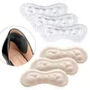 Almohadillas suaves para talón antirozaduras para tacones altos, almohadillas para talón antideslizantes con gel de masaje, autoadhesivas, plantillas ajustables de media talla