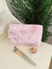 Bolsa de Cosméticos Borboleta Transfronteiriça, Pequena Bolsa Fresca Portátil para Armazenamento de Produtos de Skincare, Necessaire de Viagem, Bolsa Quadrada de Lona, Bolsa de Mão