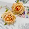 Venda Direta da Fábrica Cabeças de Flores Rosa Simulação Feitas à Mão Flores de Seda Acessórios para Corsage Headwear Guirlanda Parede de Flores para Casamento Corsage
