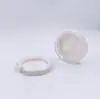 Fábrica de Origem Embalagens Transparentes com Tampa Flip-Top para Pós, Caixa Vazia para Pó Fixador, Iluminador, Blush, Caixa Dosadora para Creme de Contorno