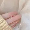 Lindos pendientes de aro simples de una palabra con campana y estrella de diamante para mujer, pendientes personalizados, pendientes, pendientes al por mayor