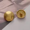 Casaco Suéter Jaqueta Vintage Simples Desgastado Plissado Irregular Semicircular Botão Cogumelo Botões Versáteis Costurados à Mão