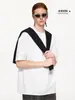 Camiseta Leve Bk Roupas Masculinas 190g Algodão Puro Leve Cor Sólida Estilo Básico Tendência Ombro Caído Manga Curta Camiseta para Homens.