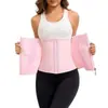 Faja de malla transfronteriza para la cintura, cinturón de compresión abdominal, cinturón de presión ajustado con botones y cremallera, faja postparto, moldeador de cuerpo