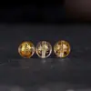 Ágata natural deus da riqueza de cinco vias contas soltas vermelho preto amarelo verde branco cristal contas redondas contas únicas pulseira DIY corrente acessórios de contas