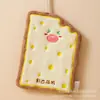 Toalla de Mano de Dibujos Animados Lindos Estilo Coreano Colgante Absorbente de Agua Secado Rápido Limpiar Triple Capa Engrosada Felpa de Coral Pañuelo de Cocina