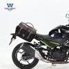 Muscle car Lobo adequado para Kawasaki Z400 alforje bolsa de lona bolsa de computador para negócios pasta modificação com rack de liberação rápida