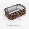 Nova bolsa de cosméticos com estampa de leopardo, armazenamento, à prova d'água, portátil, atacado, para lavar, grande capacidade, viagem, e-commerce transfronteiriço, em estoque, atacado