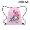 Mochila con cordón 3D Nuevo Producto Impreso Periférico Sanrio MeloDy Cordón Dibujo Animado Bolsillo con Solapa