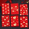 2027 Ano do Carneiro Envelope Vermelho Novo Estilo Criativo Desenho Animado Carneiro Zodíaco Festival da Primavera Envelope de Dinheiro da Sorte Presente de Ano Novo Dinheiro Pequena Bolsa de Envelope Vermelho