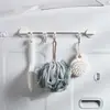 .1245 fileira de ganchos tira longa sem perfuração pendurado na parede cabideiro de aço inoxidável artefato de roupa parede sem prego gancho adesivo