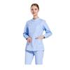Processamento personalizado de fábrica, roupas de enfermeira, jaleco branco, roupas para lavar as mãos, manga longa, roupas para pacientes, hospital, beleza médica, roupas de trabalho
