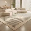 Tapete, Sofá de Sala, Tapete para Mesa de Centro, Tapete de Sala de Estar Estilo Minimalista Moderno, Tapete para Chão de Quarto, Cobertura Completa de Área Grande