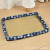 Ninho Refrescante de Verão para Pets, Ninho para Gatos e Cachorros, Tapete Universal de Rattan para Todas as Estações, Respirável, Refrescante, para Dormir e Lavável