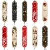 Camino de mesa navideño estampado de venta caliente transfronterizo, decoración de tela de mantel festiva, decoración del hogar, disponible para dropshipping