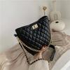 Bolso bandolera estilo Chanel con cadena rombal para mujer, elegante y moderno, pequeño, 2020