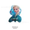 Globo de aluminio de la serie Frozen, copo de nieve de Elsa, princesa Xuebao, para fiesta de cumpleaños infantil, transfronterizo