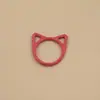 Atacado do Fabricante Liga Colorida Orelhas de Gato Marcadores de Pontos Marcadores de Pontos Fechados Marcadores de Pontos Desenho Animado Ferramentas de Tricô DIY