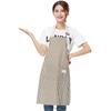 Fansheng algodão linho sem mangas avental cozinha impermeável à prova de óleo anti-incrustação roupas de trabalho fixo LOGO Coverall