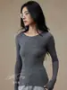 Lagur [Paquete de 48 Hilos Yangtze Alemanes] Island Seiko Sin Costuras Una Pieza Patrón Espiga Camiseta Interior Look Adelgazante Ropa Interior Tejida