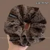 Goma para el pelo de oso para coleta baja de otoño e invierno, estilo simple y casual, cuerda para el pelo para atar el cabello, goma para el pelo de lazo de alta gama