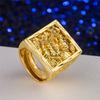 Anillo de Dragón de Moda para Hombre Nuevo Anillo de Dragón Dorado Engrosado Joyería al por Mayor Chapada en Oro Chapada en Oro Vietnamita