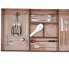A2804 Caja de Almacenamiento con Cajones Caja Divisoria de Cocina Plástico Transparente Japonés Clasificación Gabinete de Vajilla Gabinete de Cosméticos Acabado