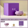 Suporte para Incenso Roxo Lilás com Detalhes Dourados, Lindo Suporte para Incenso em Bastão para Uso Doméstico, Exquisite Suporte Pequeno para Incenso, Estilo Chinês