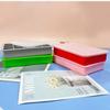 Molde de Silicona para Cubitos de Hielo Bandeja de Hielo Caja de Almacenamiento Caja para Hacer Hielo para Refrigerador Artefacto para Cubitos de Hielo Congelados Caja para Cubitos de Hielo de Gran Capacidad Caja para Almacenamiento de Hielo