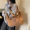Bolso Tote de Gran Capacidad Estilo Perezoso 2026 Nuevo Bolso de Mano de Moda Bolso de Hombro para Viajes Diarios Japonés Bolso de Lona