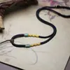 Colgante de Jade de Alta Gama con Broche de Seguridad, Colgante de Jade, Colgante de Jadeíta, Colgante para Collar de Hombre, Cuerda Gruesa