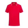Camisa tipo Polo Ropa de Trabajo Logo Impreso Verano Cuello Solapa Manga Corta Camiseta Corporativa de Equipo Cultural Ropa de Trabajo de Verano