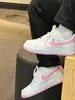 Zapatos Putian Air Force One Af1 Zapatos Blancos Co-Branded Air Tenis para Hombre y Mujer Trigo Piel de Vaca de Primera Capa Zapatos Deportivos de Caña Baja