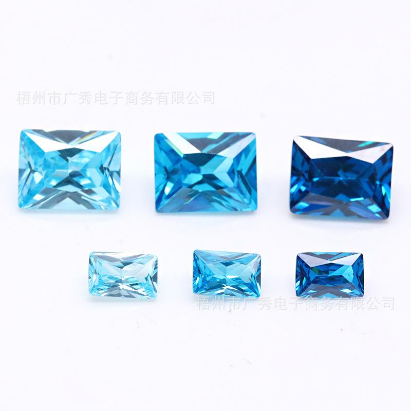 长方海蓝锆石