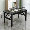 Mesa Plegable para Uso Doméstico, Mesa Baja para Comer, Escritorio, Mesa de Comedor Rectangular, Mesa de Puesto, Mesa Sencilla para Vivienda de Alquiler