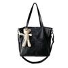 Bolsa tote de couro macio de alta qualidade bolsa mensageiro feminina de grande capacidade bolsa tote feminina combinável estilo coreano ins para estudantes bolsa de ombro