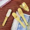 Peine Plegable Portátil Lindo de Dibujos Animados para Estudiantes y Damas en Casa y Dormitorio Peine de Doble Propósito para Alisar el Cabello para Niñas Peine de Plástico con Forma de Corazón