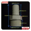 Bico de Ar Rosca Macho Pagoda de Aço Plástico Conector de Mangueira Tubo Pele POM Resistente à Corrosão a Baixa Acidez e Alcalinidade Conector de Tubo de Água de Plástico